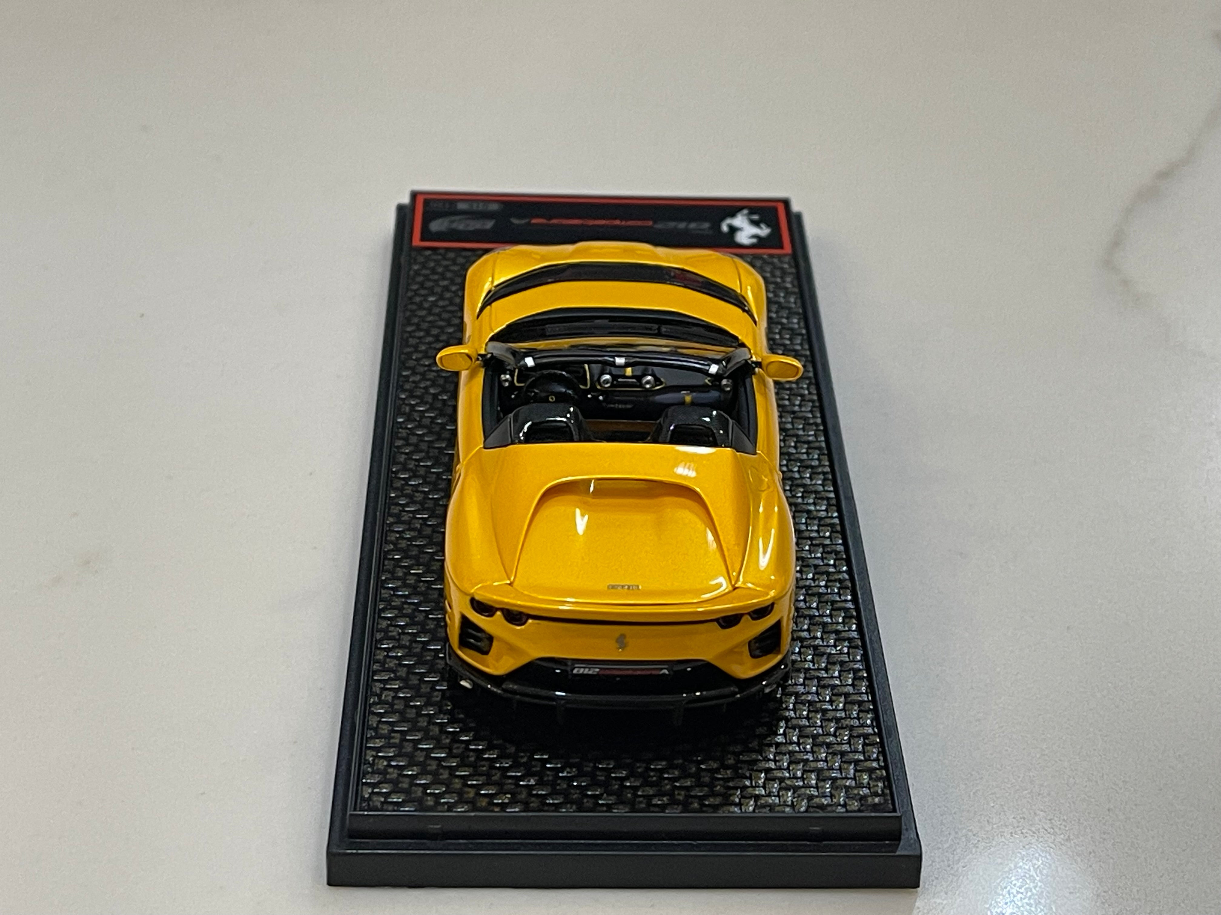 BBR 1/43 Ferrari 812 Competizione A 2023 Giallo Tristrato BBRC263A