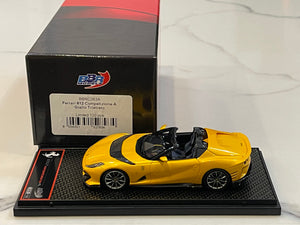 BBR 1/43 Ferrari 812 Competizione A 2023 Giallo Tristrato BBRC263A