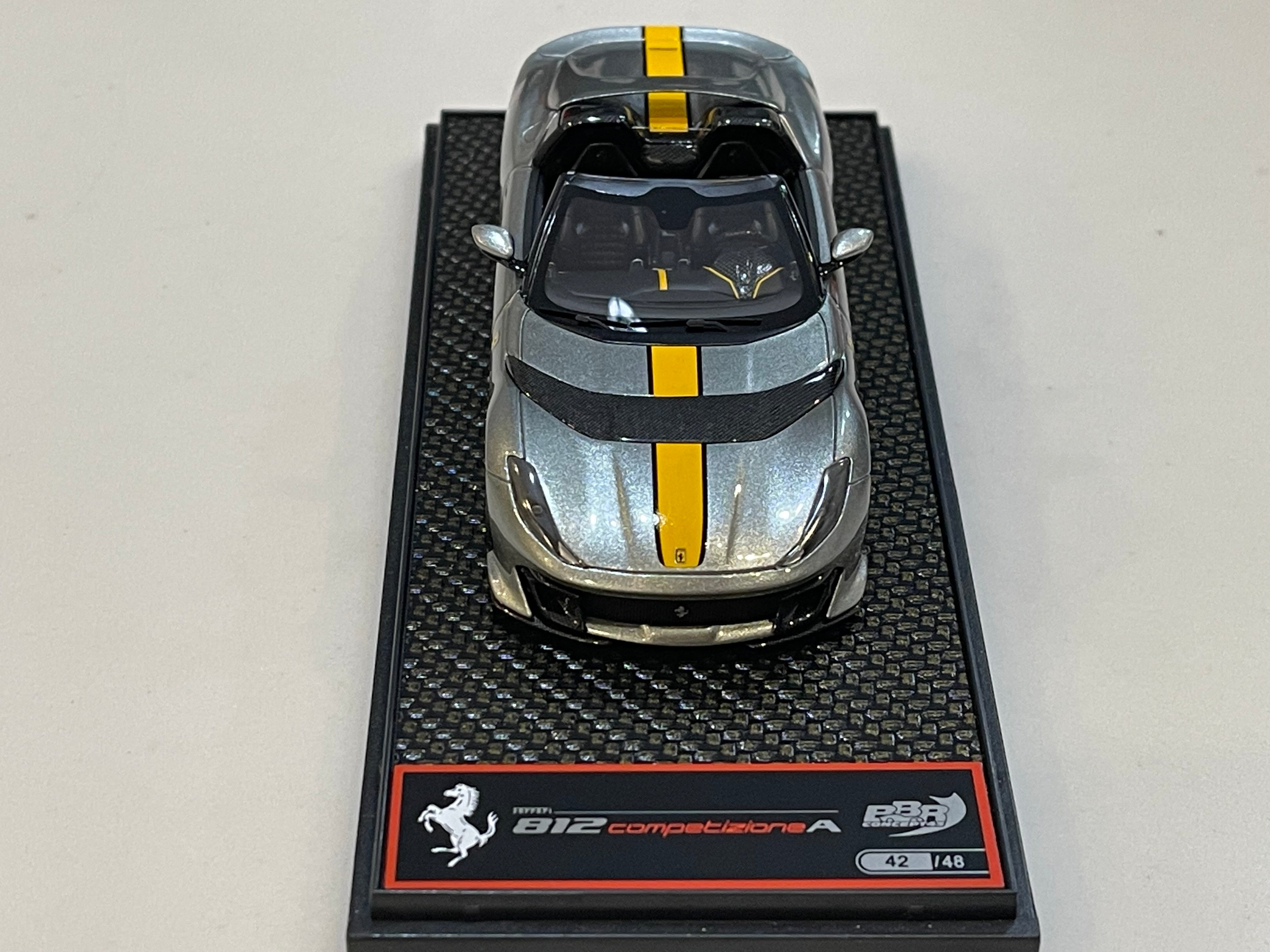 BBR 1/43 Ferrari 812 Competizione A 2023 Grigio Coburn BBRC263B