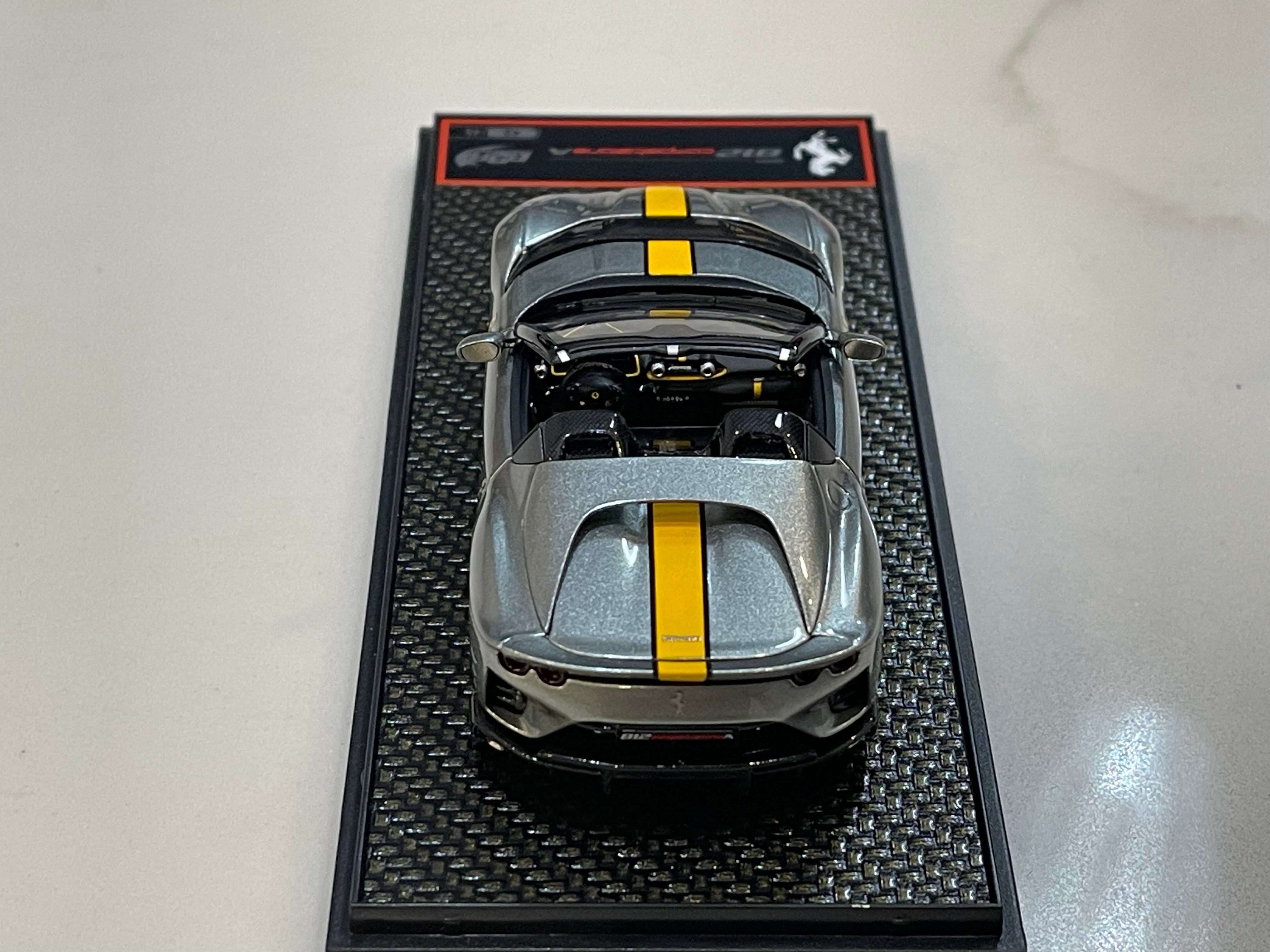 BBR 1/43 Ferrari 812 Competizione A 2023 Grigio Coburn BBRC263B