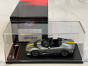 BBR 1/43 Ferrari 812 Competizione A 2023 Grigio Coburn BBRC263B