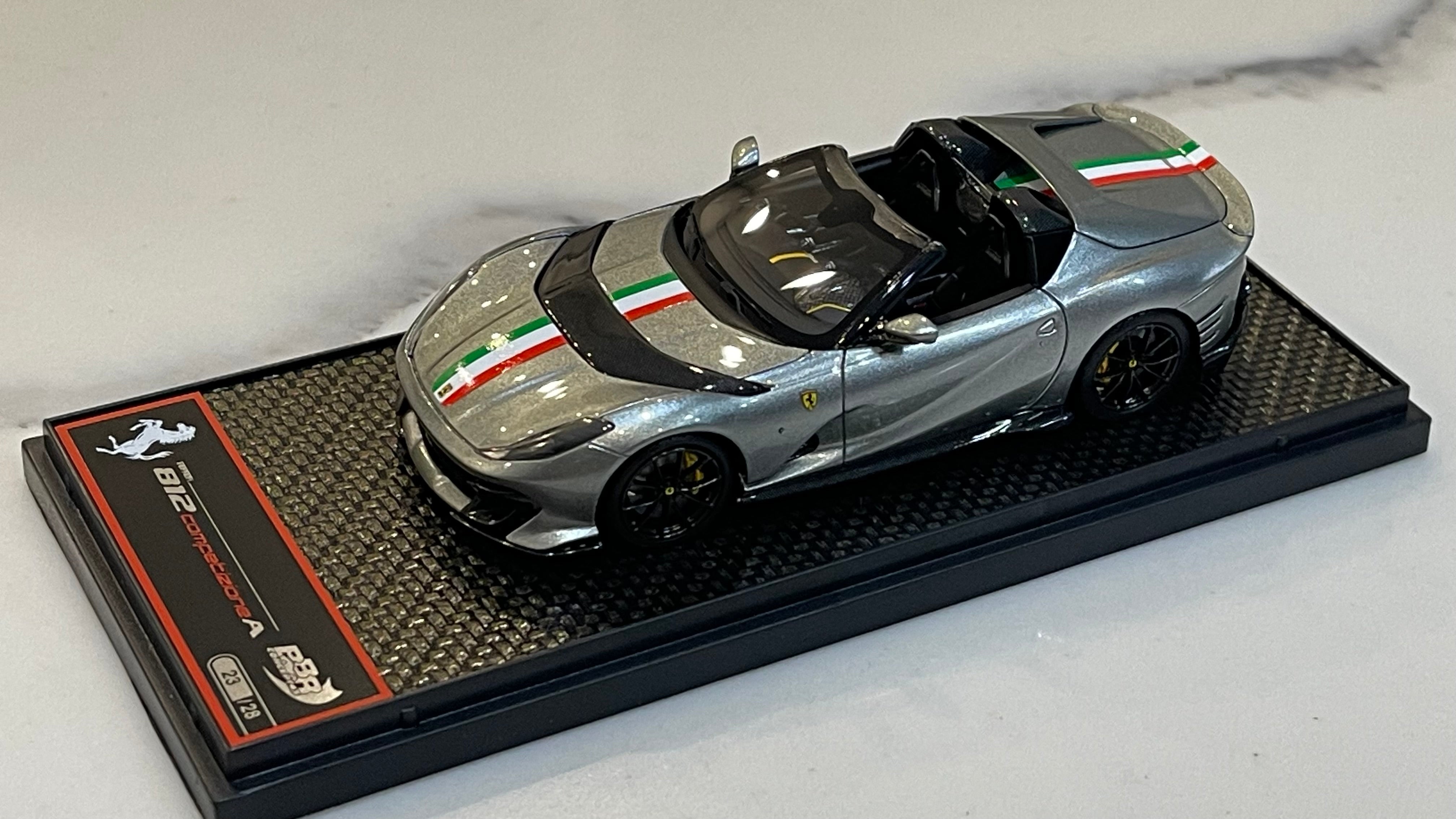 BBR 1/43 Ferrari 812 Competizione A 2023 Grigio Coburn BBRC263B1