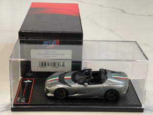 BBR 1/43 Ferrari 812 Competizione A 2023 Grigio Coburn BBRC263B1