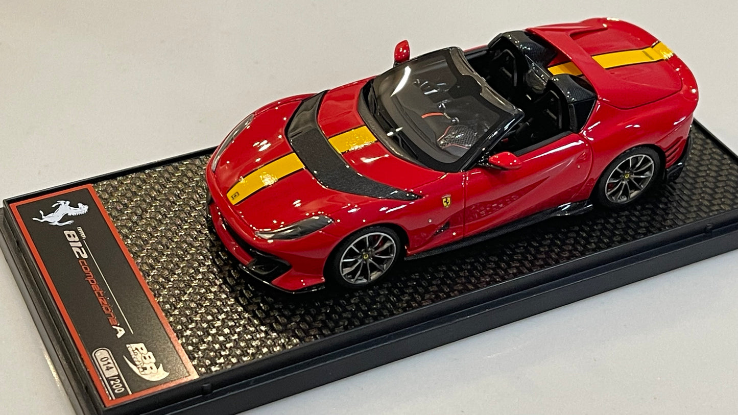 BBR 1/43 Ferrari 812 Competizione A 2023 Rossa Corsa BBRC263C