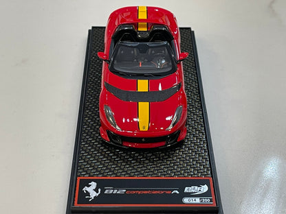 BBR 1/43 Ferrari 812 Competizione A 2023 Rossa Corsa BBRC263C