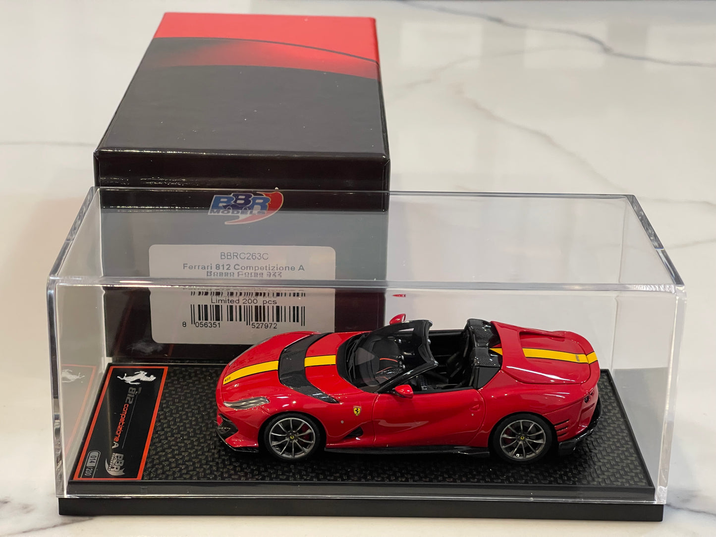 BBR 1/43 Ferrari 812 Competizione A 2023 Rossa Corsa BBRC263C