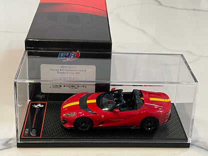 BBR 1/43 Ferrari 812 Competizione A 2023 Rossa Corsa BBRC263C1