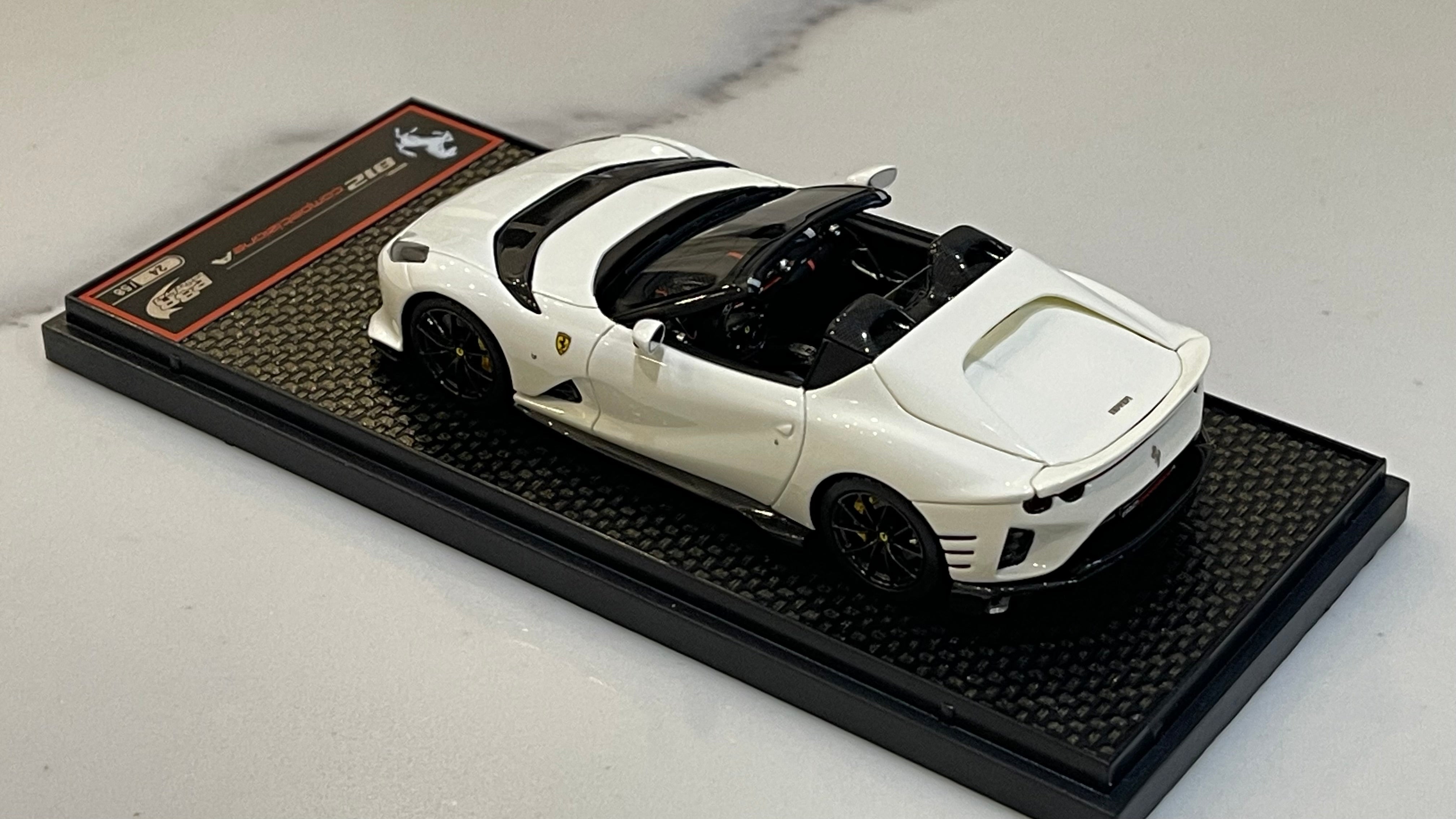 BBR 1/43 Ferrari 812 Competizione A 2023 Bianco Avus BBRC263D1