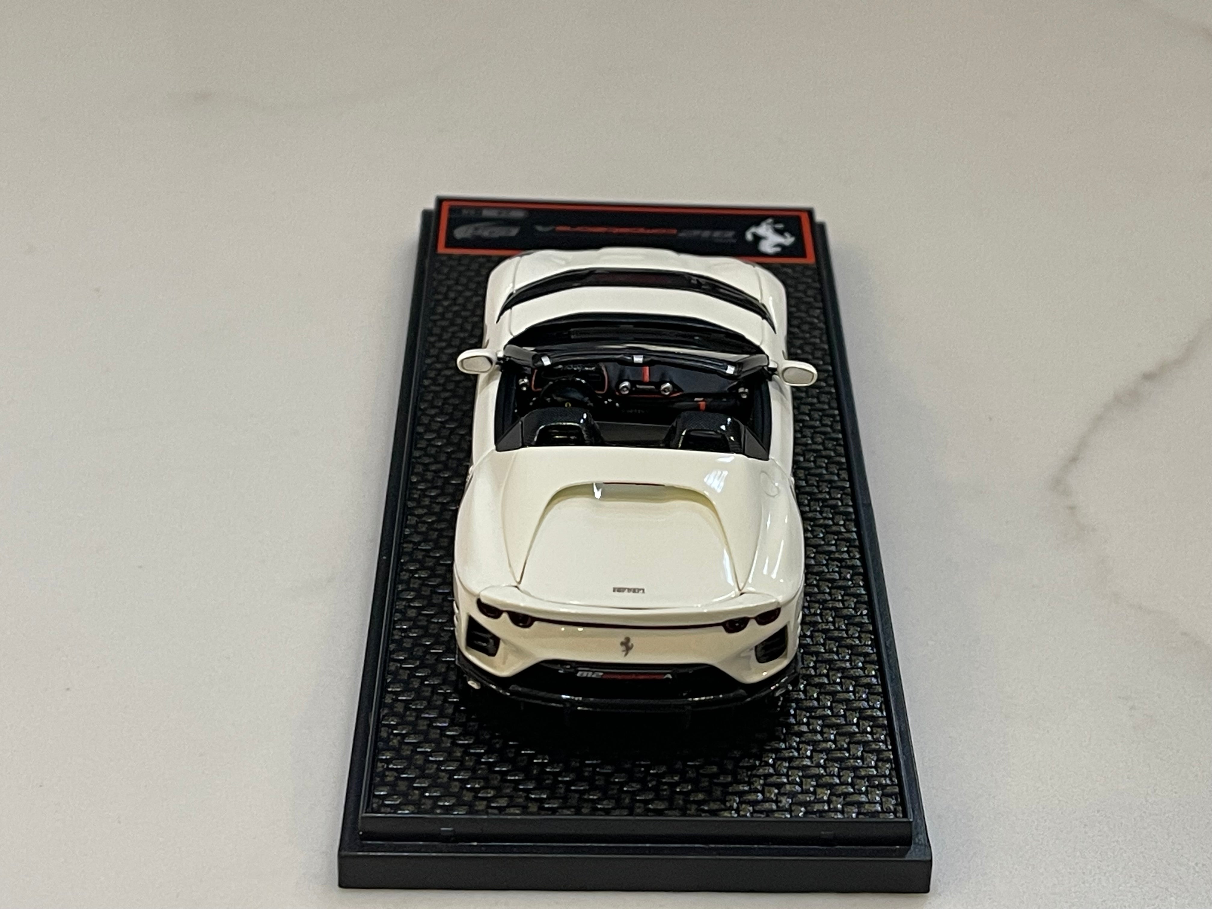 BBR 1/43 Ferrari 812 Competizione A 2023 Bianco Avus BBRC263D1