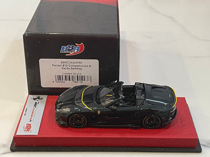 BBR 1/43 Ferrari 812 Competizione A 2023 Verde Zeltweg BBRC263OPRE