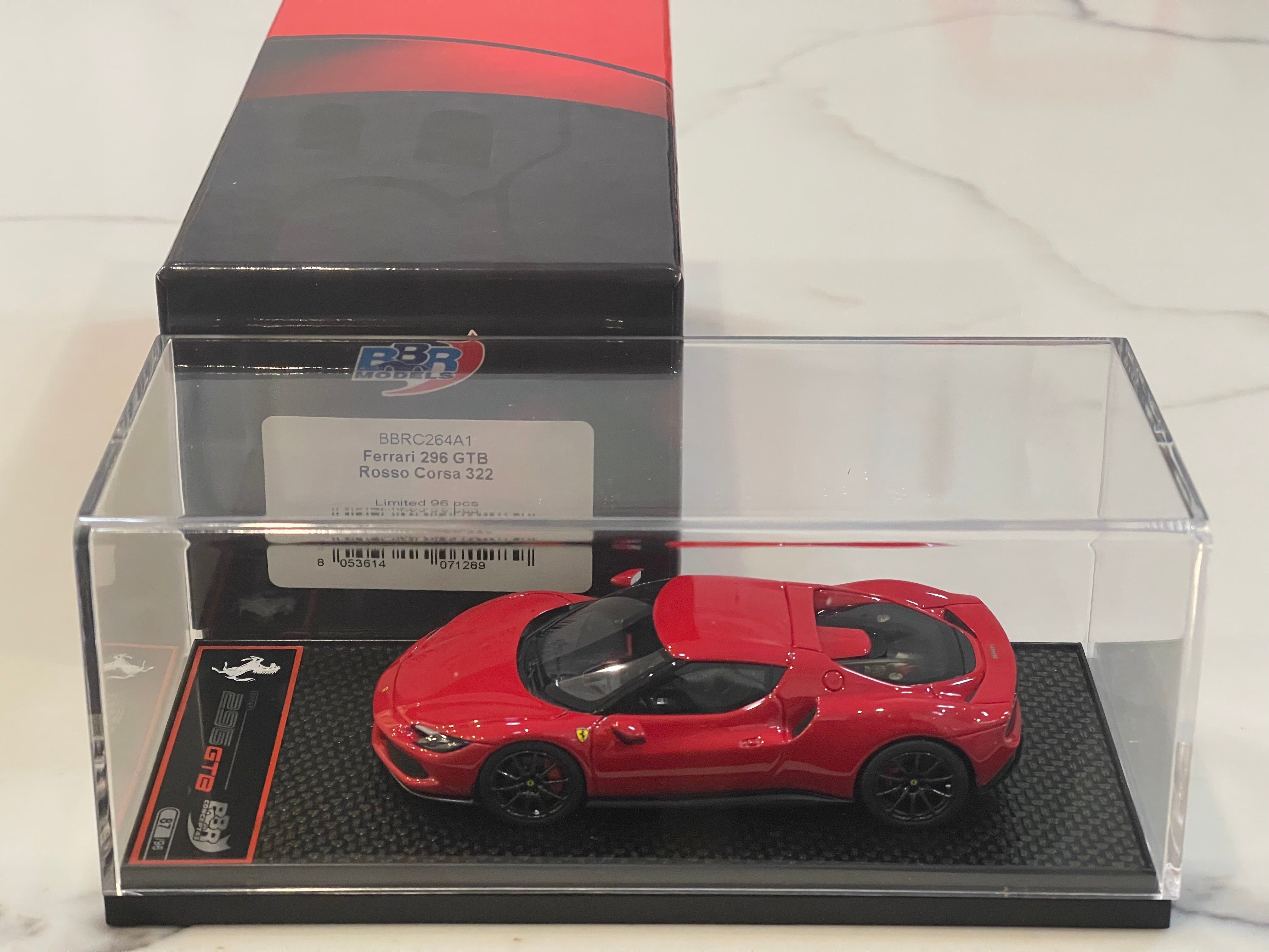 BBR 1/43 Ferrari 296 GTB 2021 Rosso Corsa BBRC264A1