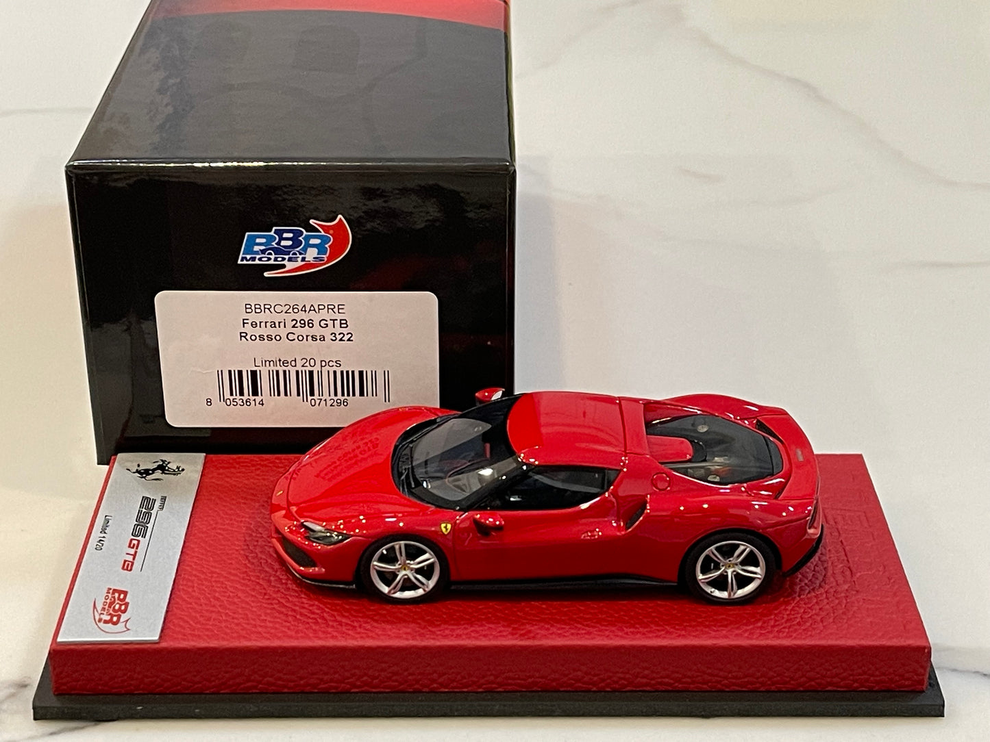 BBR 1/43 Ferrari 296 GTB 2021 Rosso Corsa BBRC264APRE
