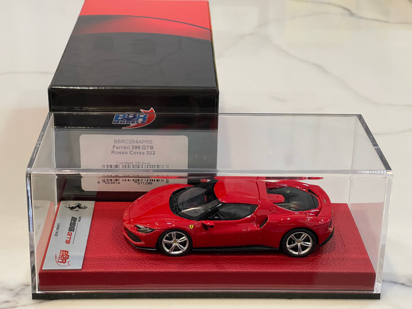 BBR 1/43 Ferrari 296 GTB 2021 Rosso Corsa BBRC264APRE