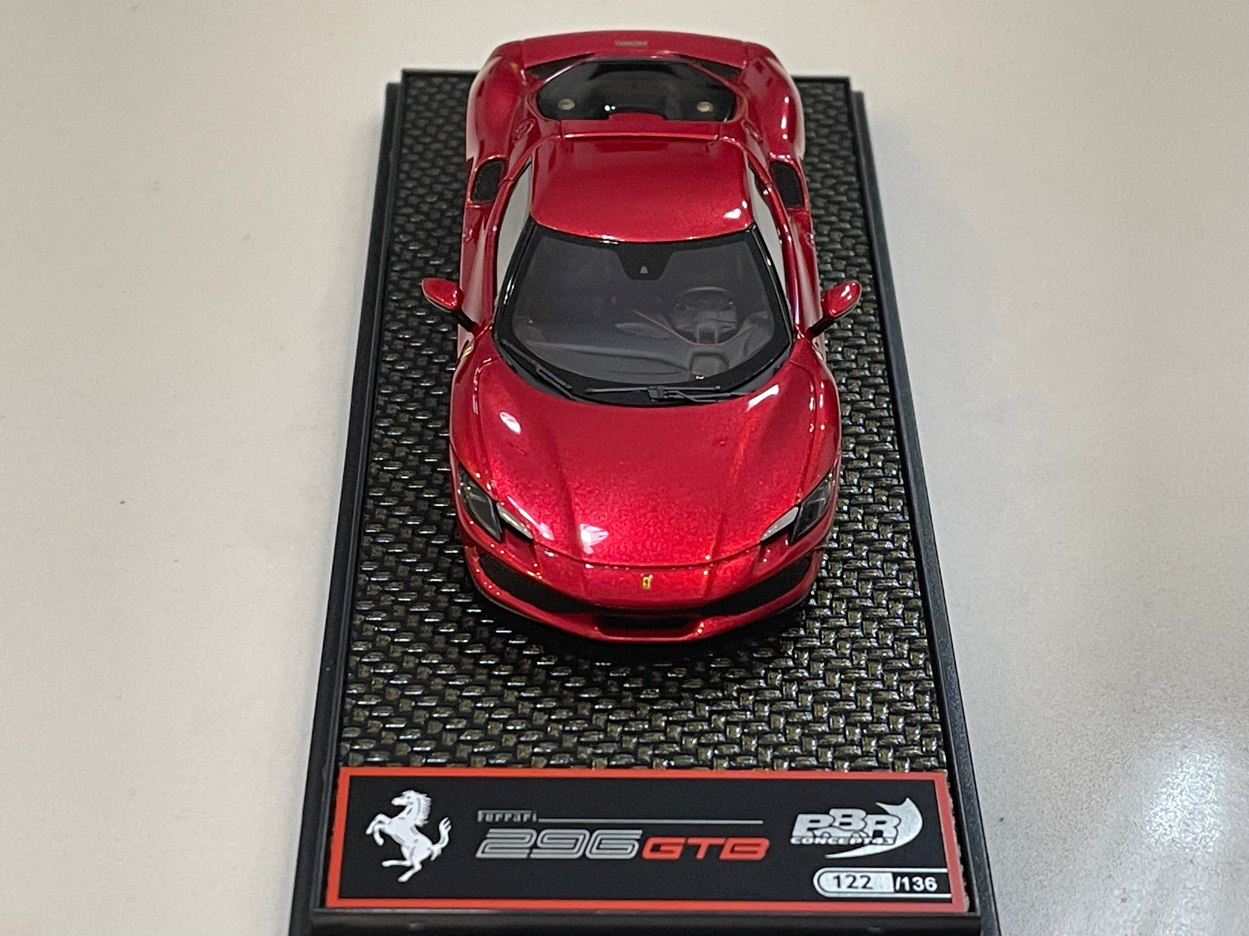 1:43 scale Ferrari 296 GTB model