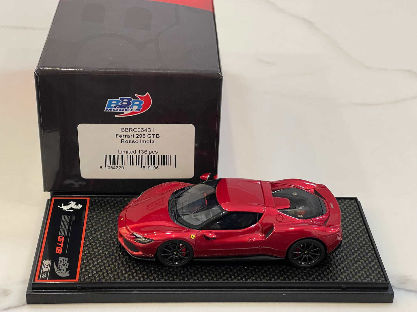 BBR 1/43 Ferrari 296 GTB 2021 Rosso Imola BBRC264B1