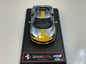 BBR 1/43 Ferrari 296 GTB Assetto Fiorano 2021 Grigio Coburn BBRC265A