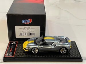 BBR 1/43 Ferrari 296 GTB Assetto Fiorano 2021 Grigio Coburn BBRC265A