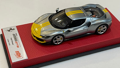 BBR 1/43 Ferrari 296 GTB Assetto Fiorano 2021 Grigio Coburn BBRC265APRE