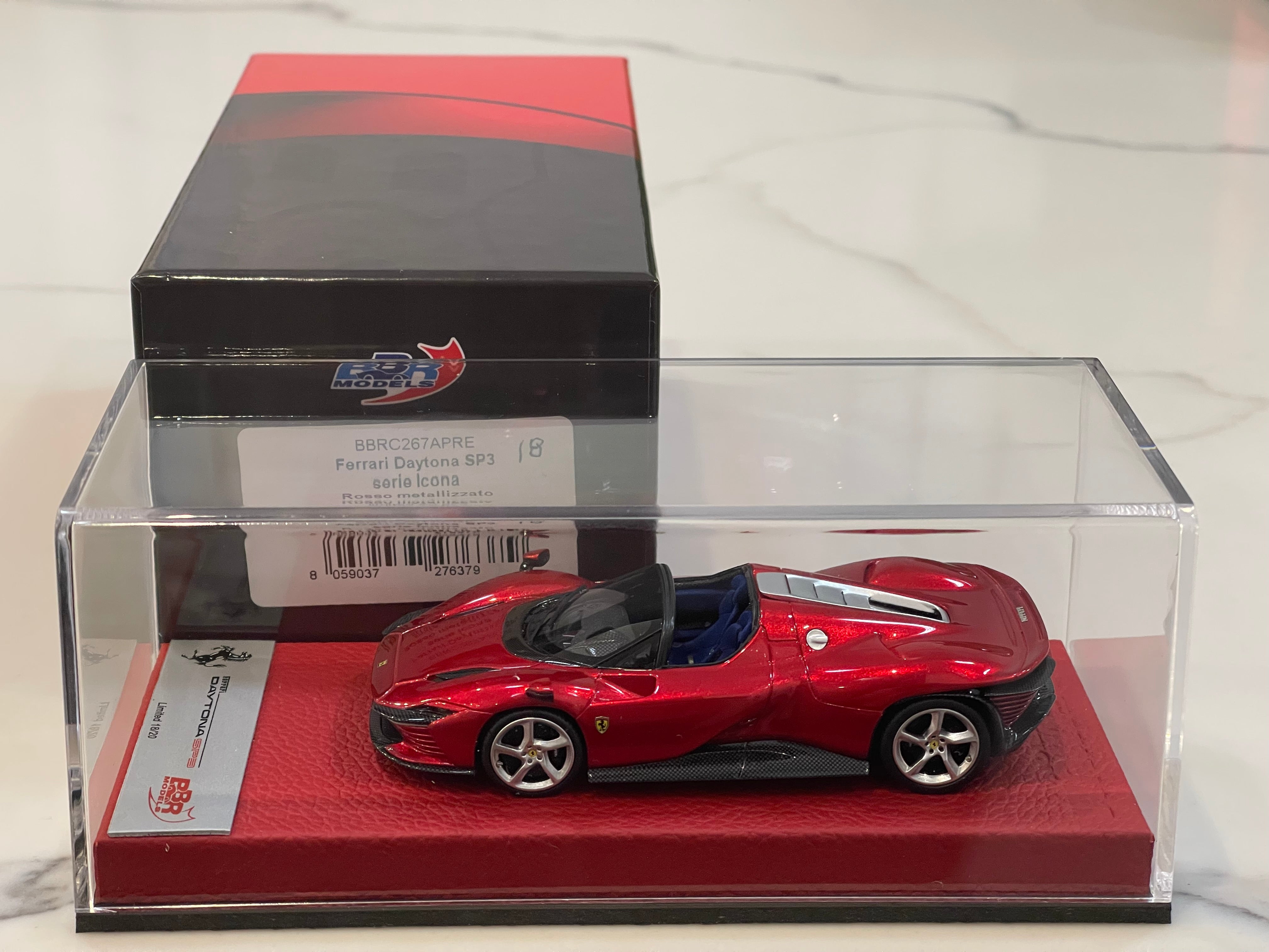 BBR 1/43 Ferrari SP3 Daytona 2023 Rosso Metallizzato BBRC267APRE