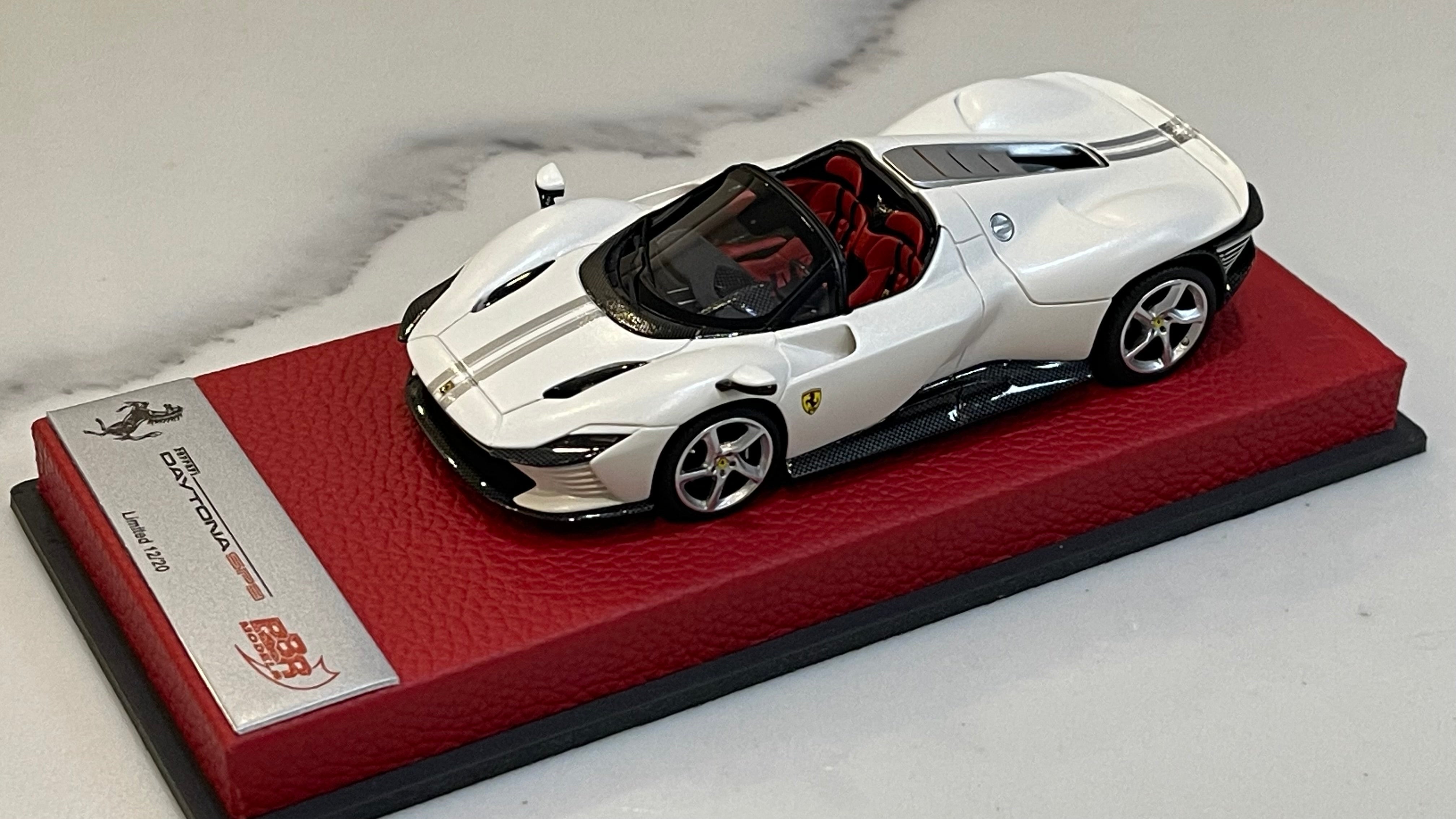 BBR 1/43 Ferrari SP3 Daytona 2023 Bianco Italia Matt BBRC267BPRE