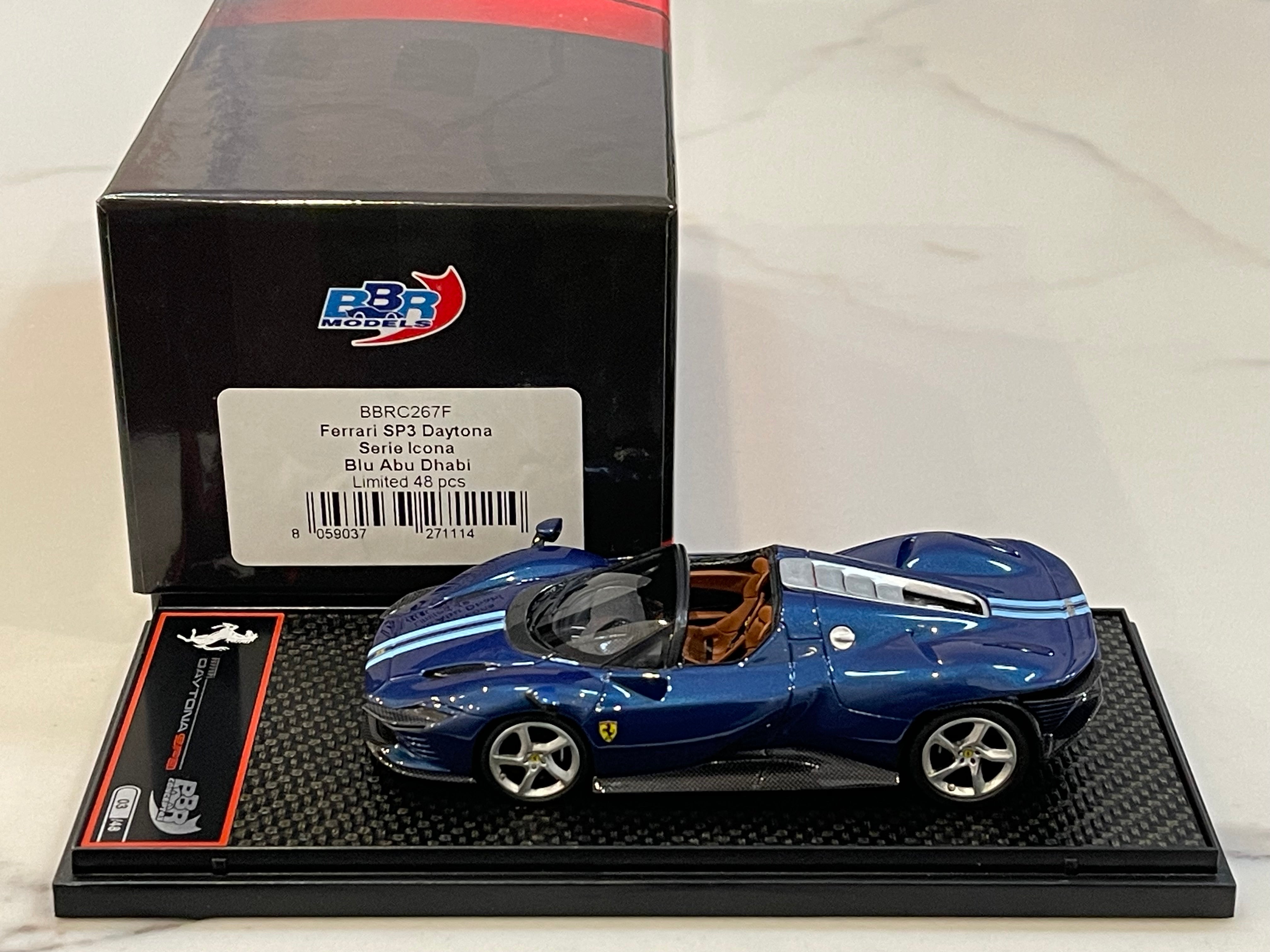 BBR 1/43 Ferrari SP3 Daytona 2023 Blu Abu Dhabi BBRC267F