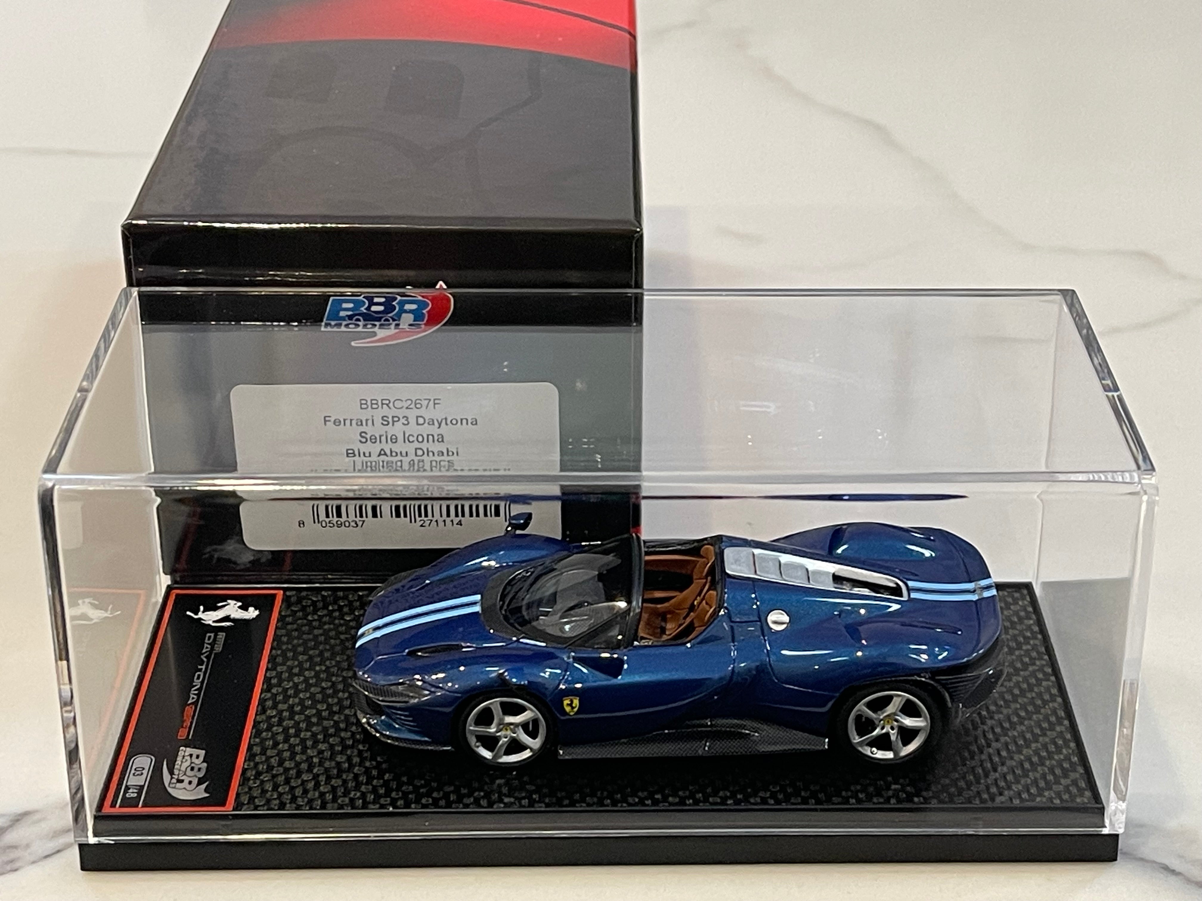 BBR 1/43 Ferrari SP3 Daytona 2023 Blu Abu Dhabi BBRC267F