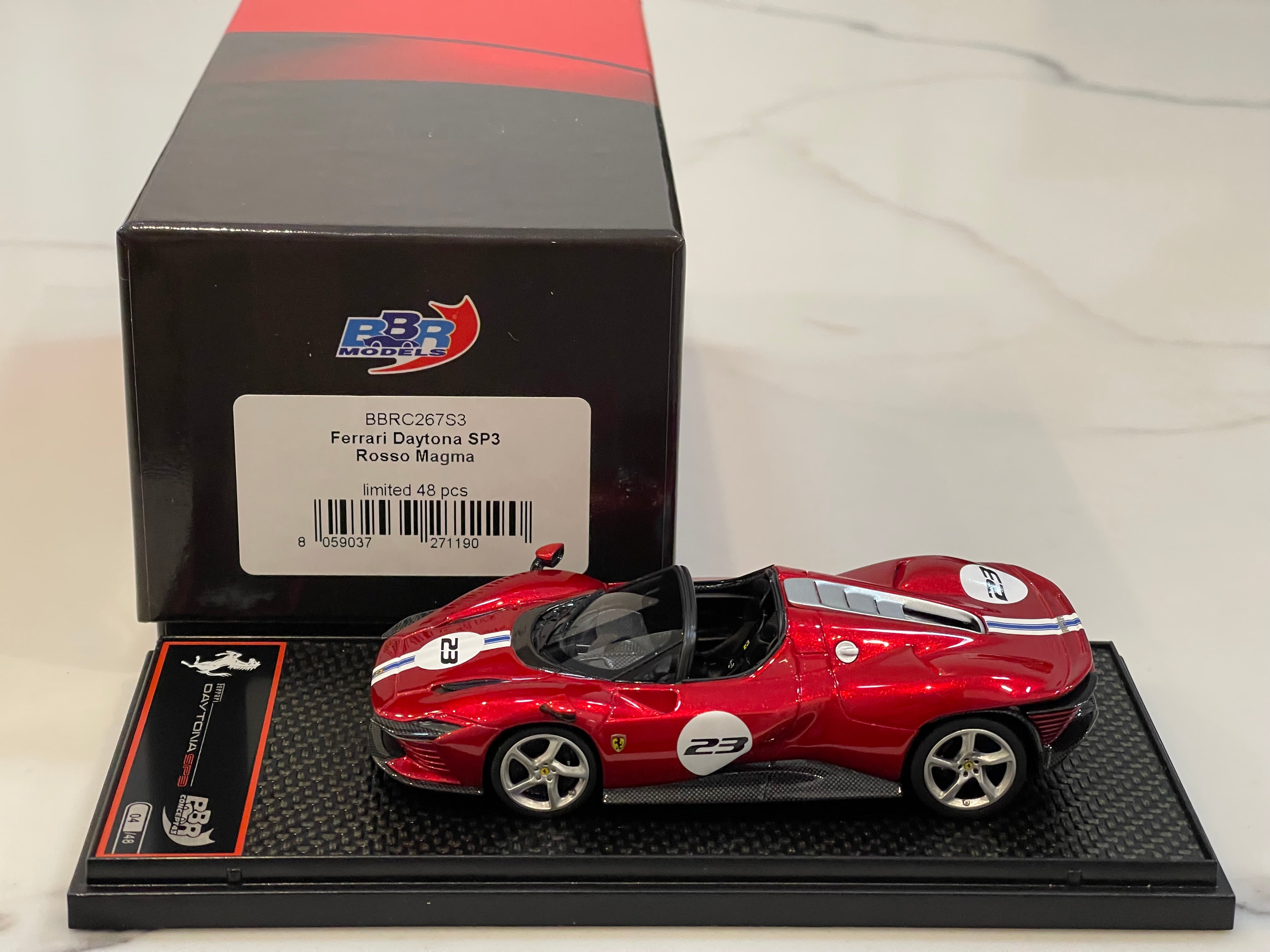 BBR 1/43 Ferrari SP3 Daytona 2023 Rosso Magna BBRC267S3