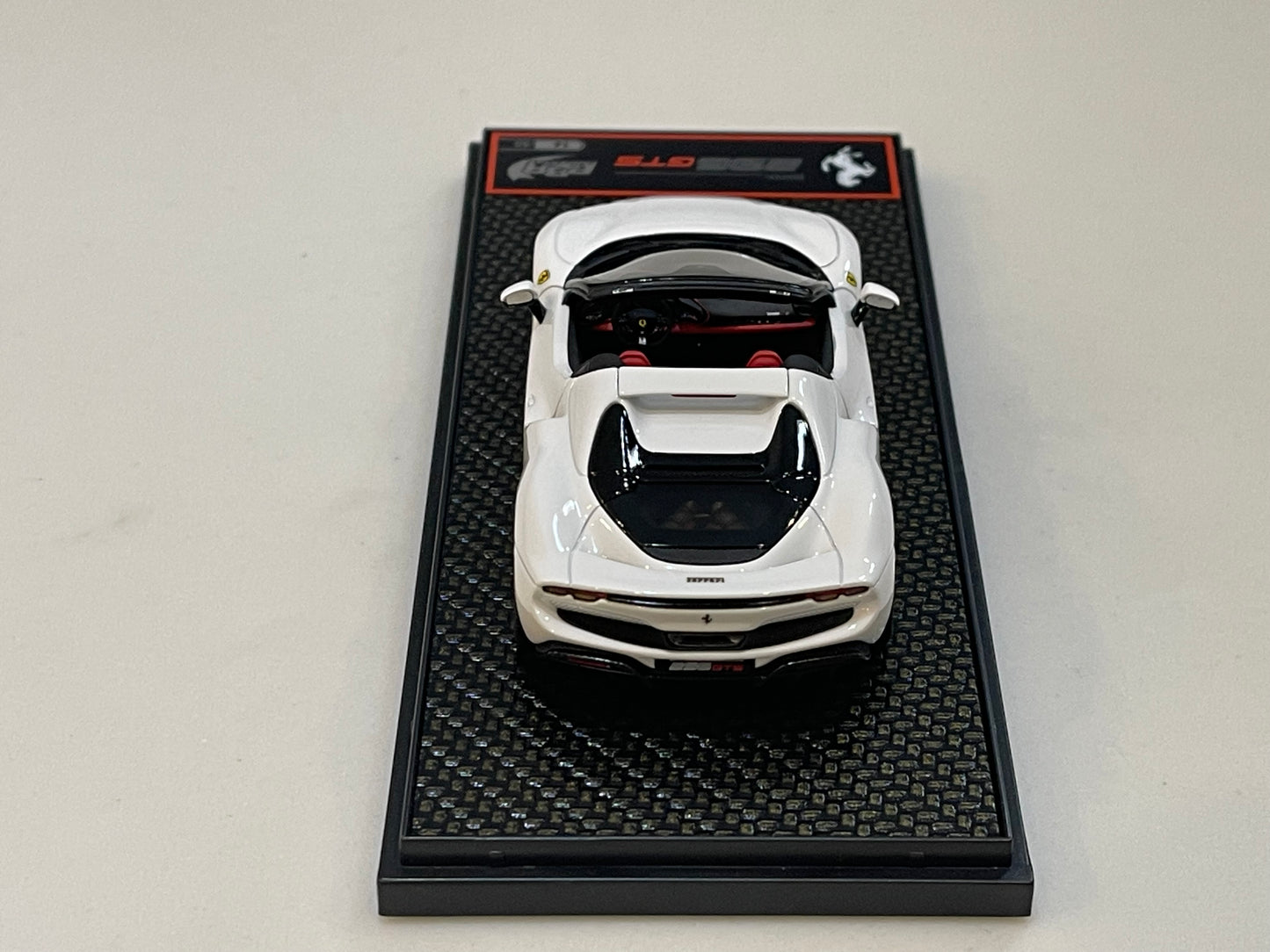 BBR 1/43 Ferrari 296 GTS 2021 Bianco Cervino BBRC268B