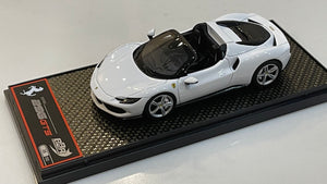 BBR 1/43 Ferrari 296 GTS 2021 Bianco Cervino BBRC268B2