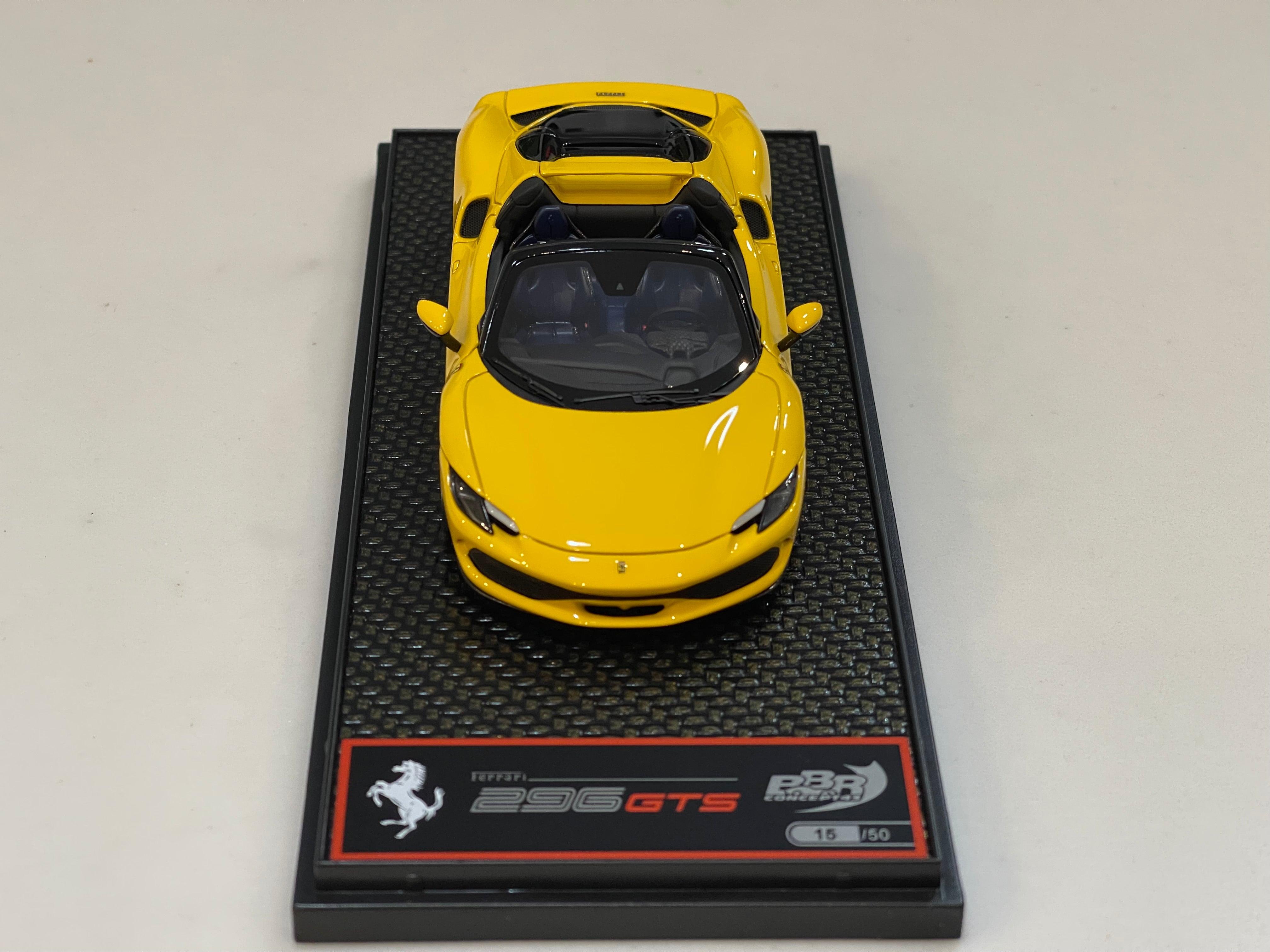 BBR 1/43 Ferrari 296 GTS 2021 Giallo Modena BBRC268C