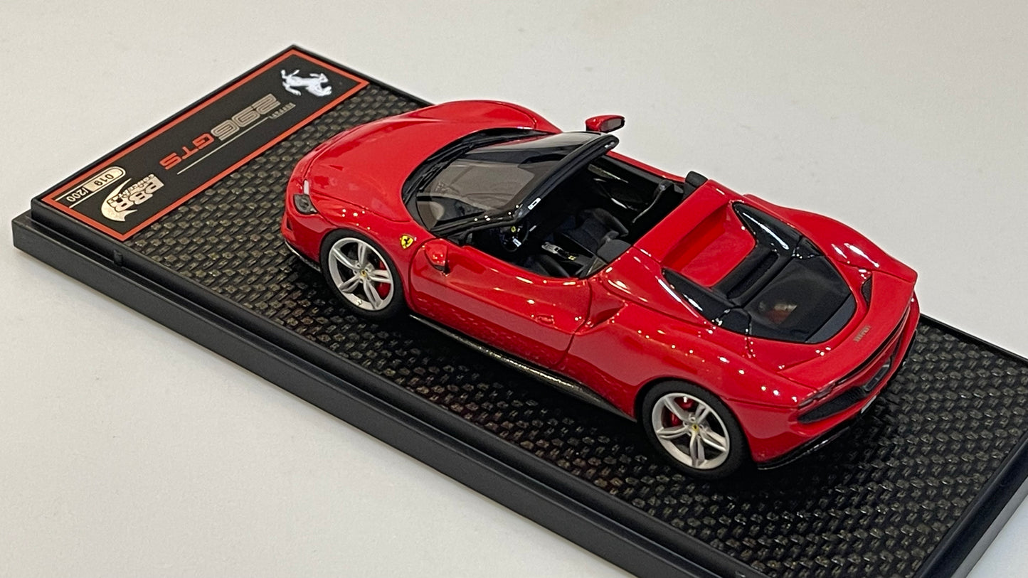 BBR 1/43 Ferrari 296 GTS 2021 Rosso Corsa BBRC268D