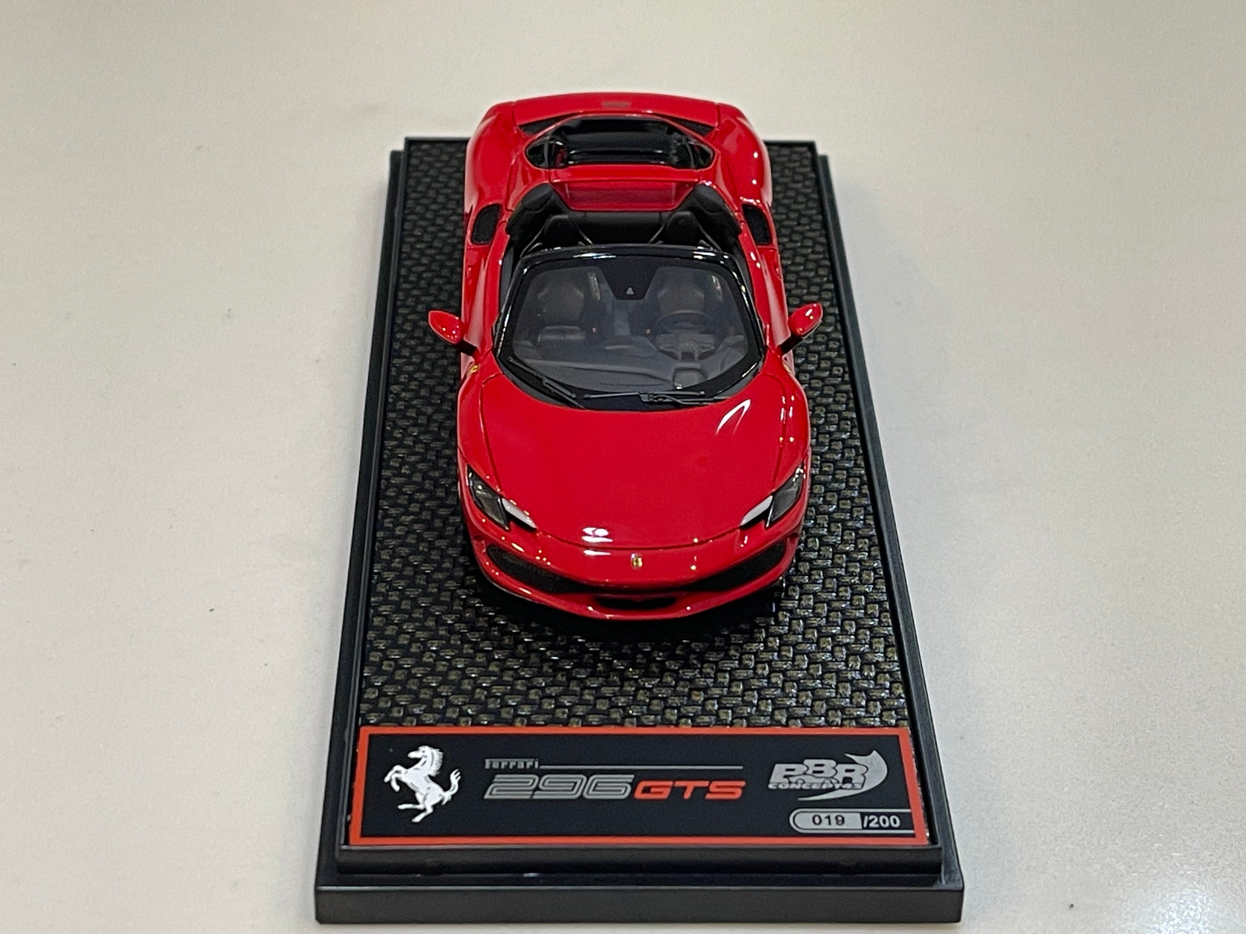 BBR 1/43 Ferrari 296 GTS 2021 Rosso Corsa BBRC268D