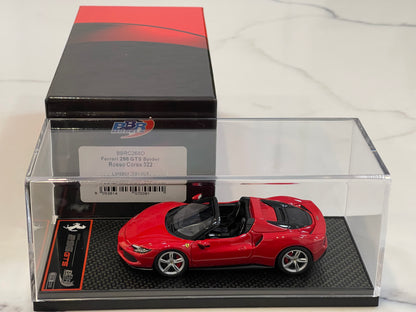 BBR 1/43 Ferrari 296 GTS 2021 Rosso Corsa BBRC268D
