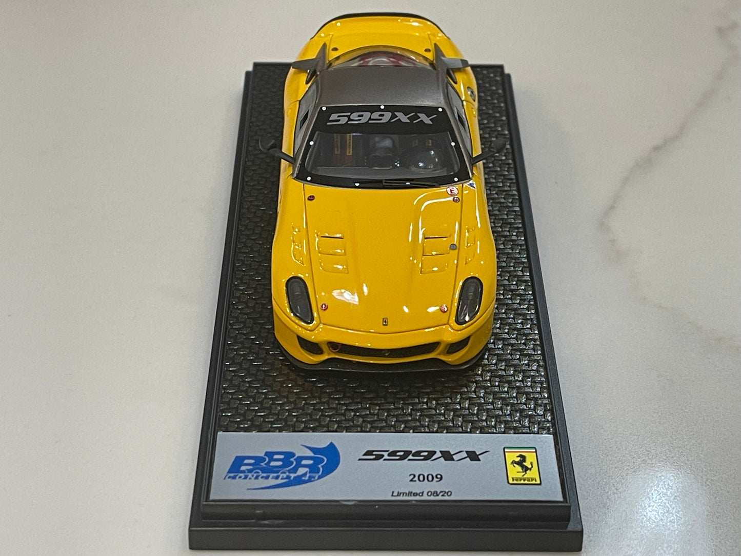 BBR 1/43 Ferrari 599XX 2010 Yellow BBRC26A
