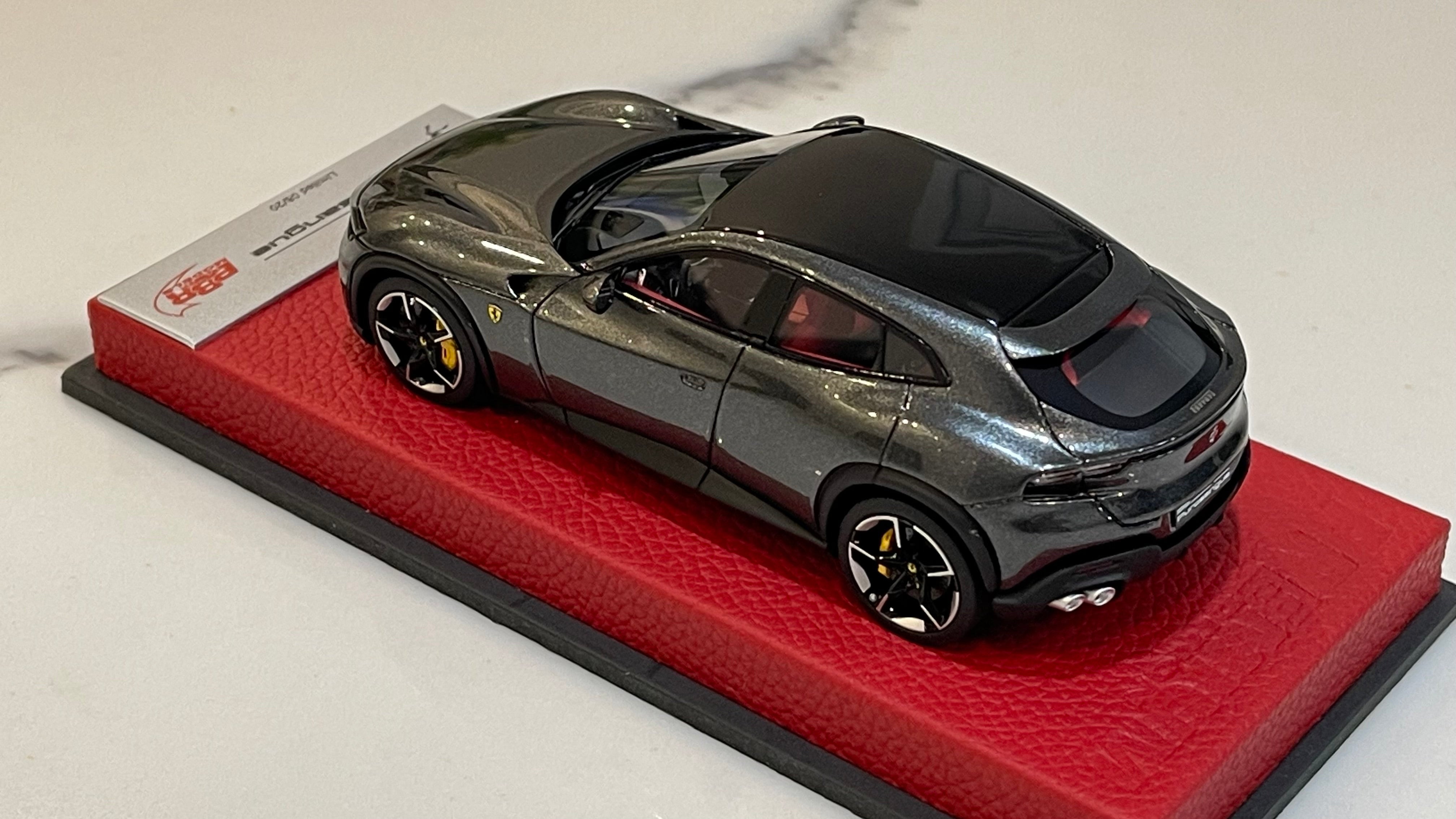 BBR 1/43 Ferrari Purosangue 2024 Grigio Silverstone Met. BBRC272APRE