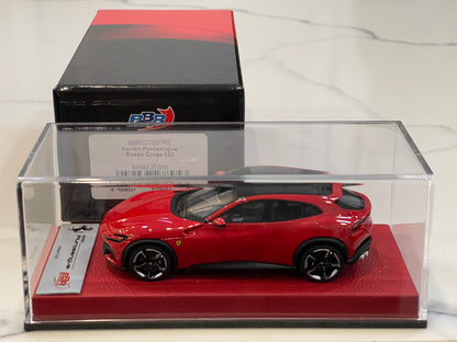 BBR 1/43 Ferrari Purosangue 2024 Rosso Corsa BBRC272BPRE