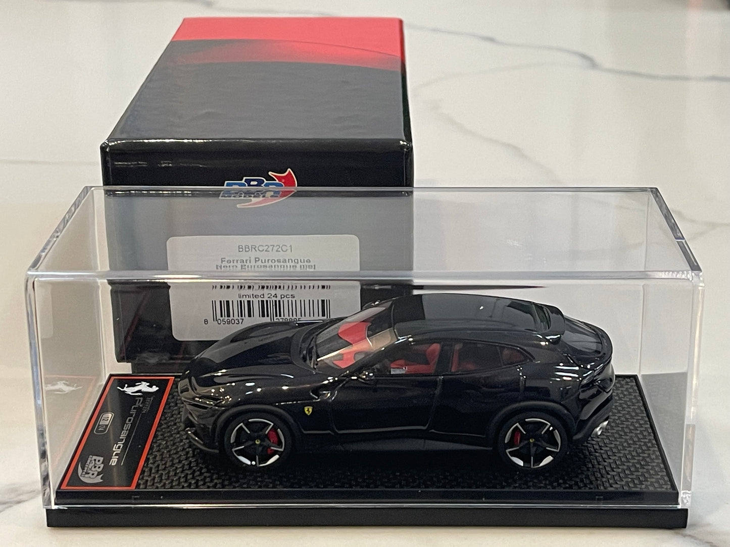 BBR 1/43 Ferrari Purosangue 2024 Nero Purosangue Met. BBRC272C1