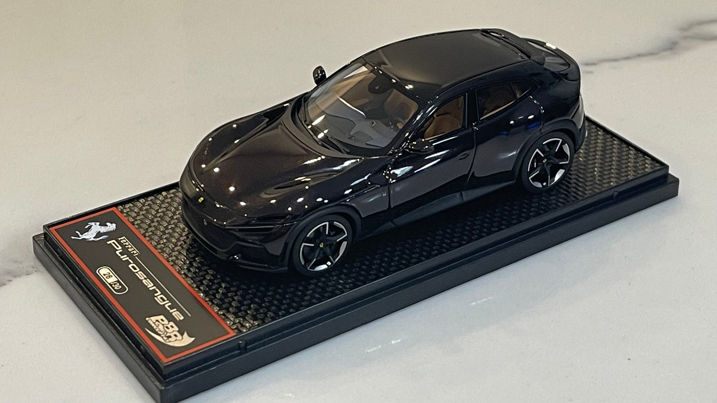 BBR 1/43 Ferrari Purosangue 2024 Nero Purosangue Met. BBRC272C