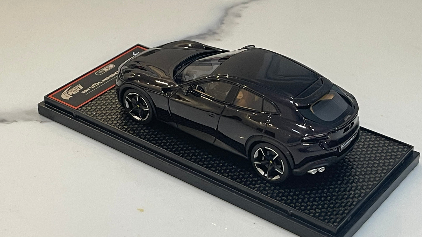 BBR 1/43 Ferrari Purosangue 2024 Nero Purosangue Met. BBRC272C