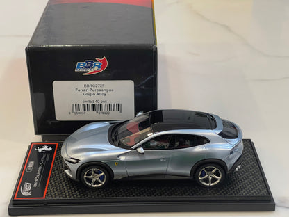 BBR 1/43 Ferrari Purosangue 2024 Grigio Alloy BBRC272F (01/40)
