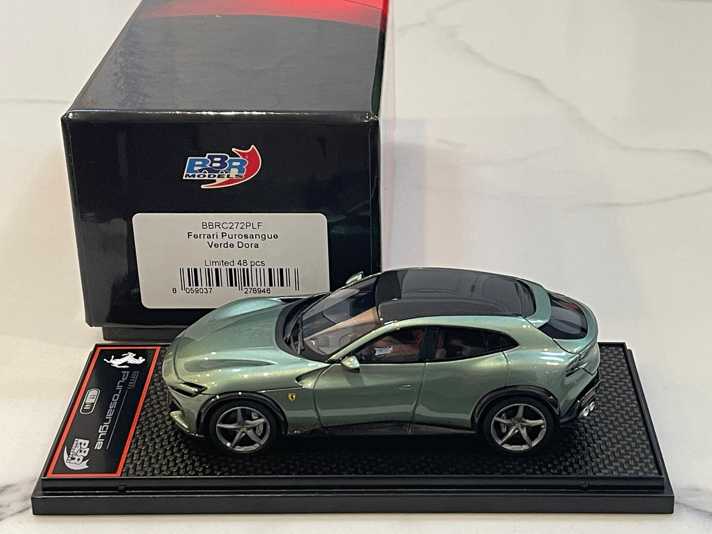 BBR 1/43 Ferrari Purosangue 2024 Verde Dora BBRC272PLF