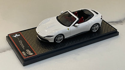 BBR 1/43 Ferrari Roma Spider 2023 Bianco Cervino BBRC282C