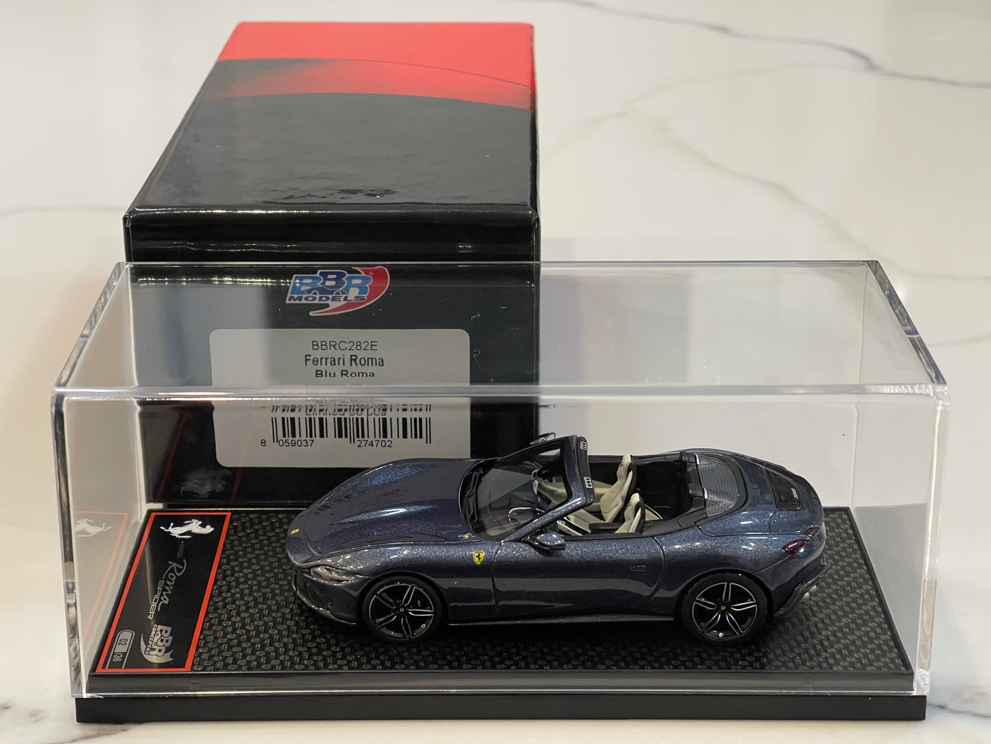 BBR 1/43 Ferrari Roma Spider 2023 Blu Roma BBRC282E