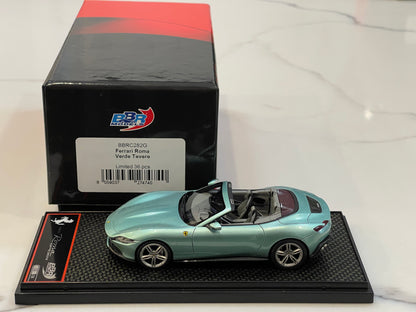 BBR 1/43 Ferrari Roma Spider 2023 Verde Tevere BBRC282G