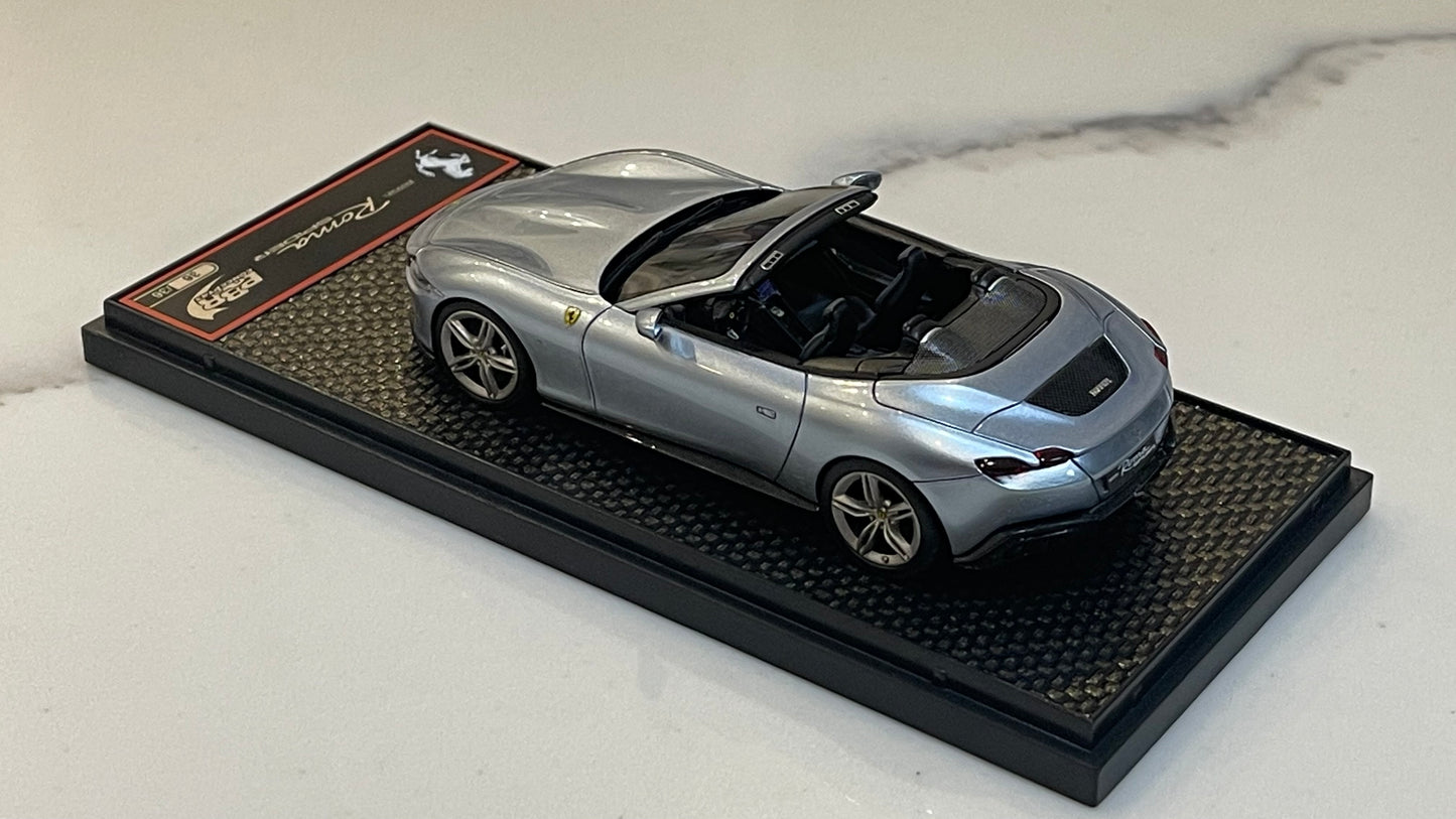 BBR 1/43 Ferrari Roma Spider 2023 Grigio Alloy BBRC282L