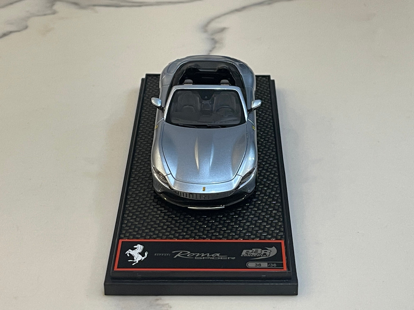 BBR 1/43 Ferrari Roma Spider 2023 Grigio Alloy BBRC282L