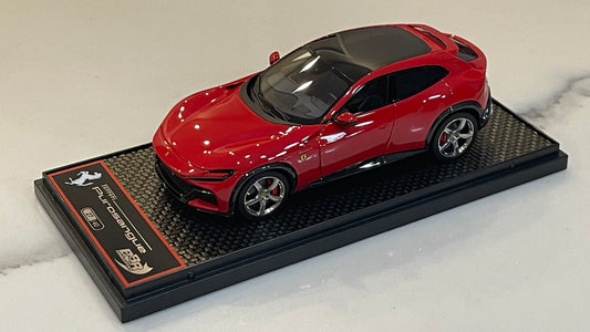 BBR 1/43 Ferrari Purosangue 2024 Panoramic Roof Rosso Corsa BBRC283N1