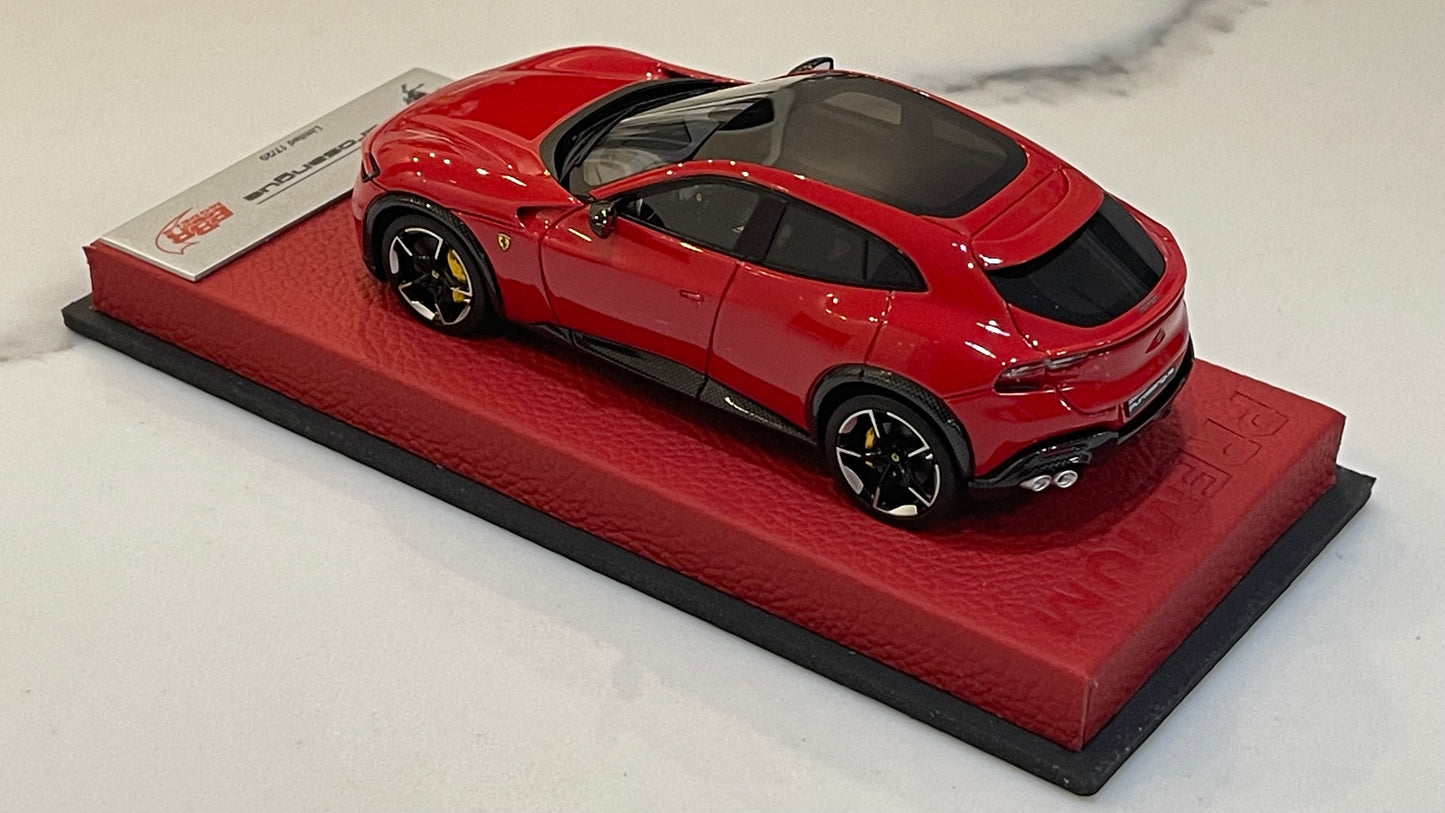 BBR 1/43 Ferrari Purosangue 2024 Panoramic Roof Rosso Corsa BBRC283NPRE