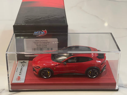 BBR 1/43 Ferrari Purosangue 2024 Panoramic Roof Rosso Corsa BBRC283NPRE
