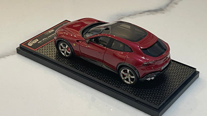 BBR 1/43 Ferrari Purosangue 2024 Panoramic Roof Rosso Mugello Met. BBRC283O